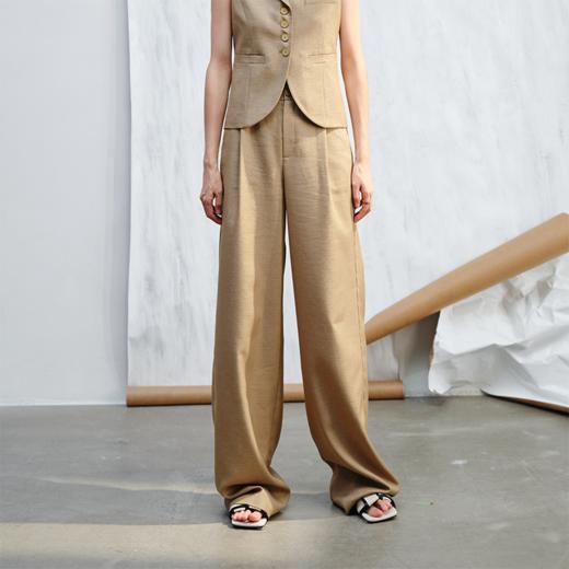 LIYIHAN打枣阔腿裤Y242K02771 商品图0