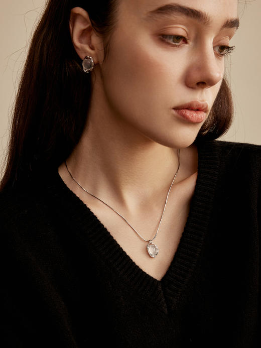 monSecret｜SW020202 玉见项链【MOTION】 [ 银  ] 商品图0