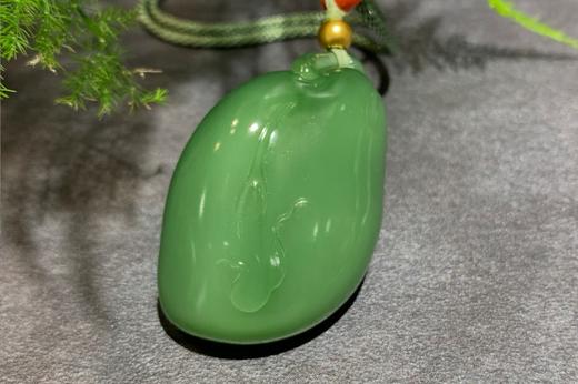 【御珠宫坊】碧玉荷花挂件 商品图4