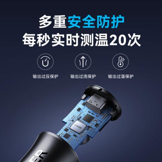 【热销】Anker安克30W双口适用华为小米苹果车载充电器超级快充转换插头 A2741 商品图4