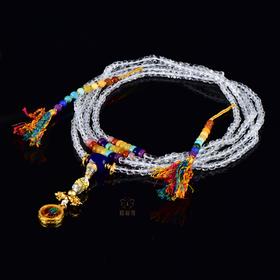 【白莲】白水晶背链-ZX240312202