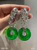 老坑帝王绿平安扣耳坠【3281310】具体价格微信咨询 商品缩略图1