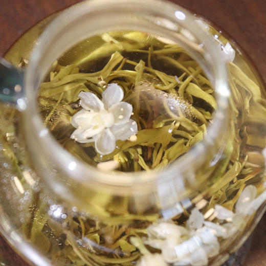 汉合茶业茉莉飘雪茉莉花茶特级品质精选礼盒装茶叶300g(150gx2罐） 商品图4