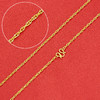 【限时克减150元】足金999.99 五9黄金绞丝链项链(ACXL00002-6)预售产品下单后不退款不退货不换货不补差价 商品缩略图0