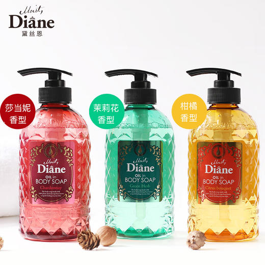 日本黛丝恩精油沐浴露系列柑甜香型/茉莉花香型500ml 精油奢养清爽美肌泡沫细腻绵密 110138/117858 商品图1