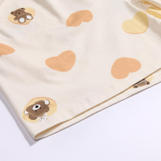 都市丽人生活家居春夏睡衣女32支CVC单面家居服薄款短袖短裤女士棉质套装LH42F5 商品图7