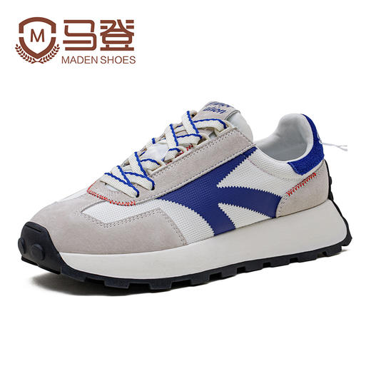 马登探索系列慢跑鞋春夏季新款男运动休闲潮鞋透气厚底华夫阿甘鞋 商品图6