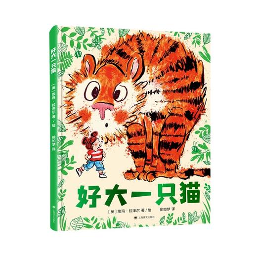好大一只猫 3-6岁儿童启蒙绘本 一个关于家庭、猫猫好朋友的故事 轻松暖心又趣味横生 儿童漫画书 商品图1