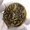龙年双色铜章 南京造币发行 一面黄铜 一面紫铜  重约209克 商品缩略图5