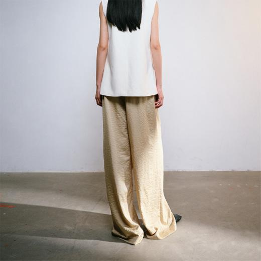 LIYIHAN腰部松紧阔腿裤Y242K24971 商品图3