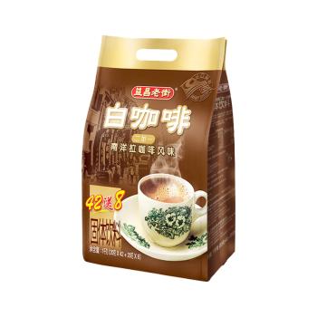 益昌老街（AIK CHEONG OLD TOWN）2+1原味速溶白咖啡粉 冲调饮品 马来西亚进口 50条1000g 商品图0