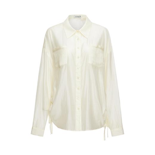 LIYIHAN通透感宽松衬衫Y242C03178 商品图5