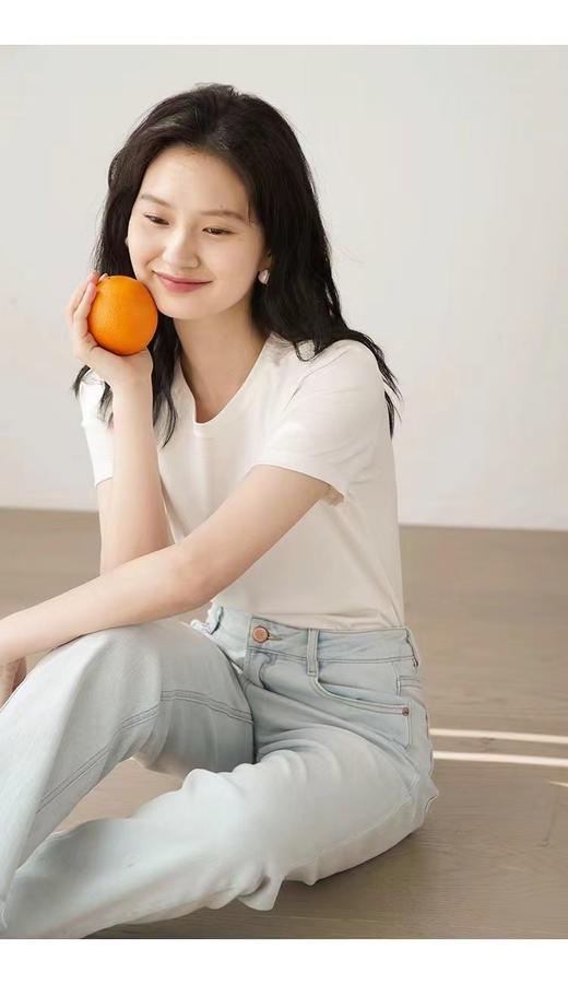 （任选2件39.9元）真的超舒服 ~ 莫代尔棉 M004 高弹超柔短袖T恤-剪标款 喜出 商品图0