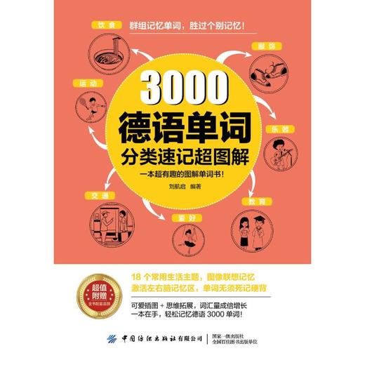3000德语单词分类速记超图解 商品图0