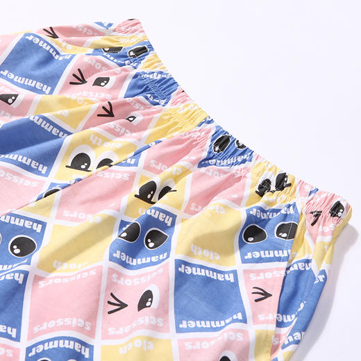 都市丽人亲情蜜语舒适外出春夏睡衣女32支纯棉单面家居服薄款短袖短裤女士棉质套装LH49A2 商品图9