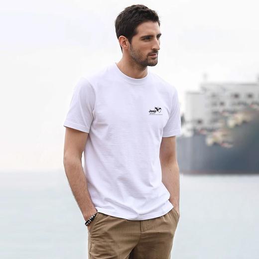 【任选两件79】JEEP SPIRIT吉普240g重磅纯棉T恤（4-326） 商品图14