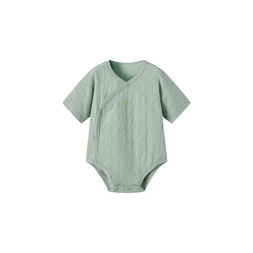 【商场同款】英氏童装婴幼儿连体衣夏季提花新生儿短袖连体衣爬服 商品图6