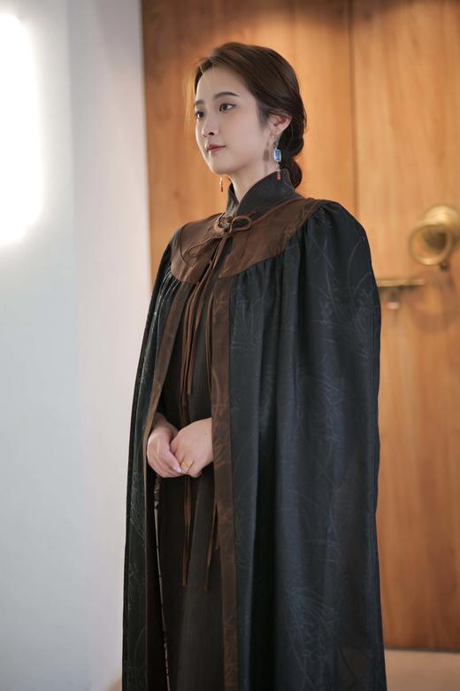 漫物记香云纱长外披外套斗篷XYS-W137 商品图3