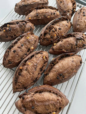 【面包脑袋】无糖油也能拥有快乐 可可香橙欧包 提前一天下单提前一天预定