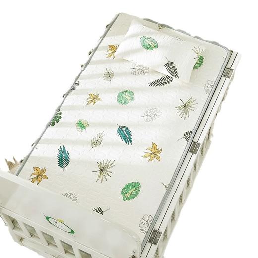 【爽滑科技凉感！】婴儿凉席幼儿园儿童乳胶席子新生儿宝宝透气吸汗冰丝婴儿床凉席夏 商品图4