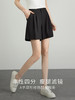 【专属特价】熙世界通勤凉感a字阔腿短裤夏2025新款高腰显瘦宽松四分休闲裤 商品缩略图1
