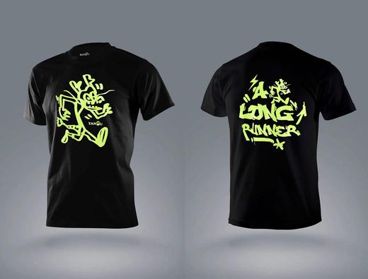 严素纯棉TEE,LONGRUNNER长跑人,短袖棉T恤五色可选宽松舒适全棉日常 严素态度 商品图1