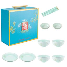 宫廷传奇金玉兰12头青瓷餐具GT-YL12T