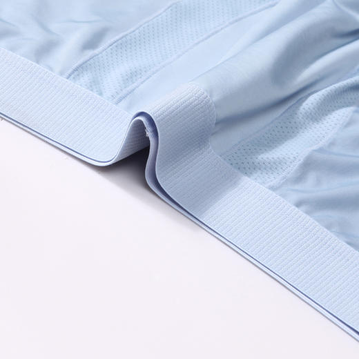 都市丽人都市锋尚简约基础男士平角裤男凉感冰丝男士内裤无锦纶平角FK4CB6 商品图4