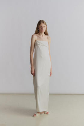 VC｜SS24015 Esha silk dress [ 真丝连衣裙  白 ]