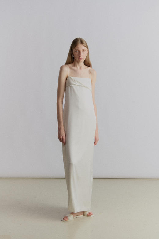 VC｜SS24015 Esha silk dress [ 真丝连衣裙  白 ] 商品图0