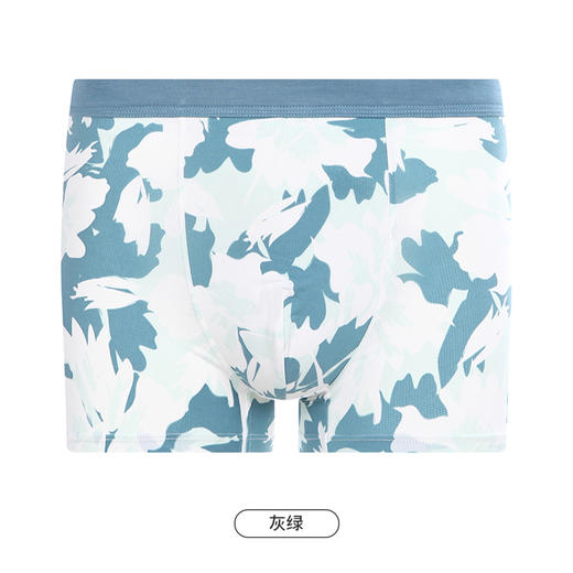 都市丽人都市锋尚潮流时尚男士平角裤男网眼冰丝男士内裤无锦纶平角FK4CB8 商品图9