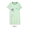 都市丽人生活家居春夏睡衣女32支TC65/35单面家居服薄款短袖裙女士棉质睡裙LH46C9 商品缩略图9