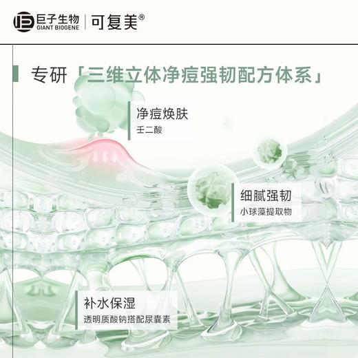 【可复美小绿膜】可复美净痘修护面膜 25g*5片 商品图5