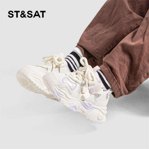 【童鞋】星期六透气网面百搭儿童运动鞋SSC1131L06 商品图8