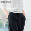 oldcolour黑色高腰西装裤夏新款简约通勤OL阔腿休闲裤女P22073287 商品缩略图3