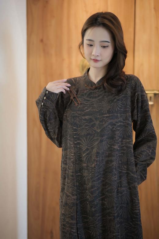 漫物记香云纱长袍1 商品图3