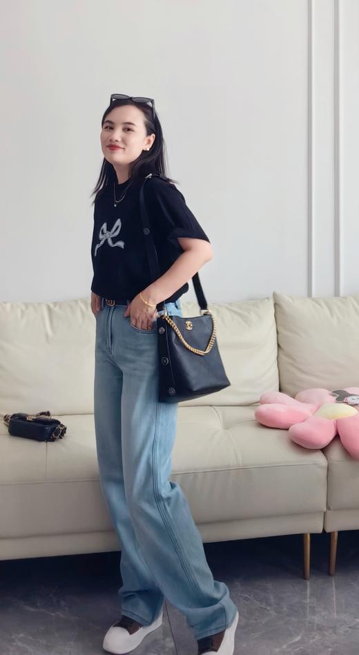 新型春夏艾草植物纯棉水洗牛仔裤 商品图6