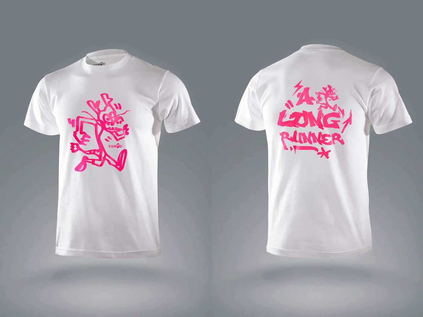 严素纯棉TEE,LONGRUNNER长跑人,短袖棉T恤五色可选宽松舒适全棉日常 严素态度