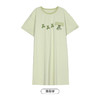 都市丽人生活家居春夏睡衣女32支CVC单面家居服薄款短袖裙女士棉质睡裙LH46F4 商品缩略图6