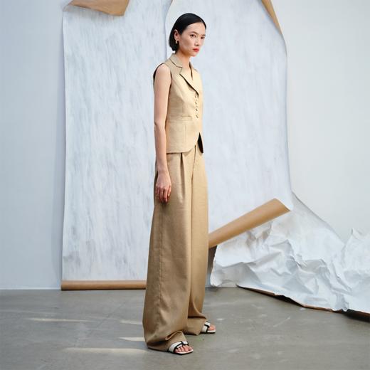 LIYIHAN打枣阔腿裤Y242K02771 商品图1