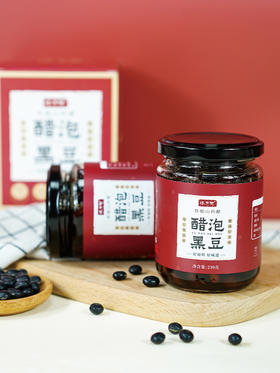 【店选】古法工艺铁棍山药醋泡黑豆  230g/瓶