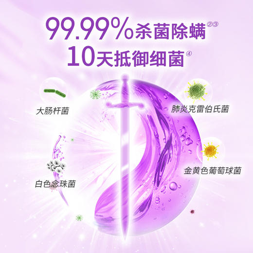 滴露衣物柔顺chu菌液2.5L除螨防静电持久留香 商品图4