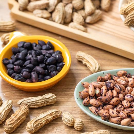 云南普洱高原七彩花生/黑花生 | 山林野地种植小颗粒品种 花生果壳坚硬 纹路深壑清晰 富含大量花青素硒元素 自然香甜营养丰富 生/熟可选 吃法多样 商品图10