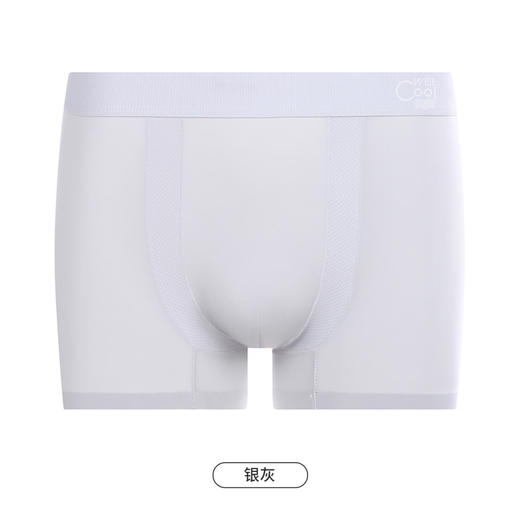 都市丽人都市锋尚简约基础男士平角裤男凉感冰丝男士内裤无锦纶平角FK4CB6 商品图11