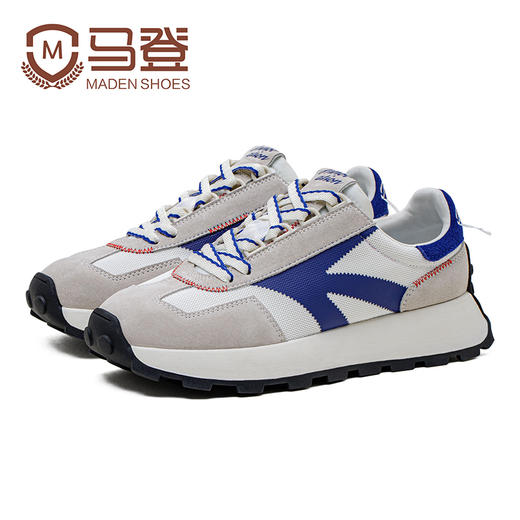 马登探索系列慢跑鞋春夏季新款男运动休闲潮鞋透气厚底华夫阿甘鞋 商品图7