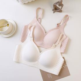 “黑科技”无痕聚拢内衣，科技胶条软支撑，稳健承托