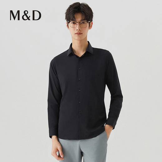 【名盾】梭织长袖衬衫M4CB31599B 商品图1