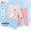 贝贝怡童装儿童凉感睡衣女童2024新款夏季薄款家居服长袖秋衣套装ZB2DT016 商品缩略图1