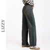 LIZZY2024早秋都市休闲抓毛保暖新疆棉洗水直筒裤休闲百搭牛仔裤{配腰带}7900 商品缩略图2