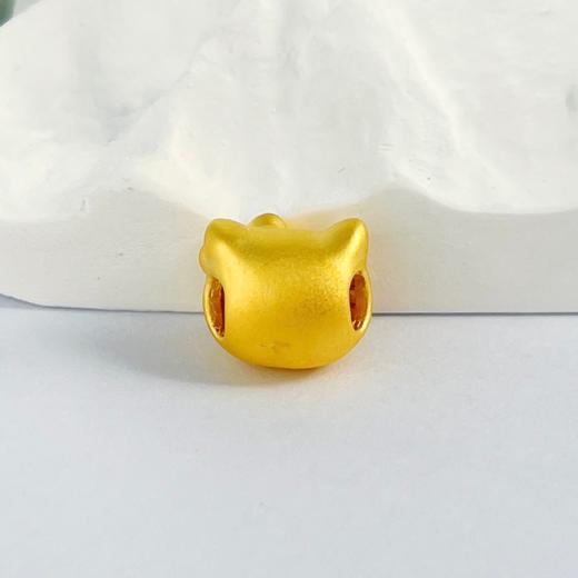 【限时7.5折】【定价黄金】足金 3D硬金卡通HelloKitty凯蒂猫手串(V3DSC00094)预售产品下单后不退款不退货不换货不补差价 商品图2